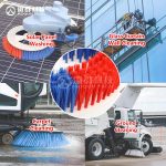 Solar Panel Cleaning | Photovoltaic Panel Disc Cleaning Brush | Cylindrical Roller Brush for Automatic Machine