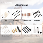 Nylon Stainless Steel Wire Bore Brushes for Gun Cleaning and Maintenance | Double Ended Gun Rifle Pistol Cleaning Brush