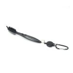 Golf Club Brush | Groove Cleaner Brush |  Retractable zip-line Aluminum Carabiner