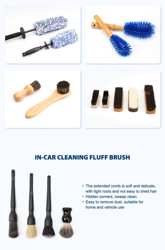 Soft Detailing Brush Set | Cleaning for Exterior & Interior Vehicle