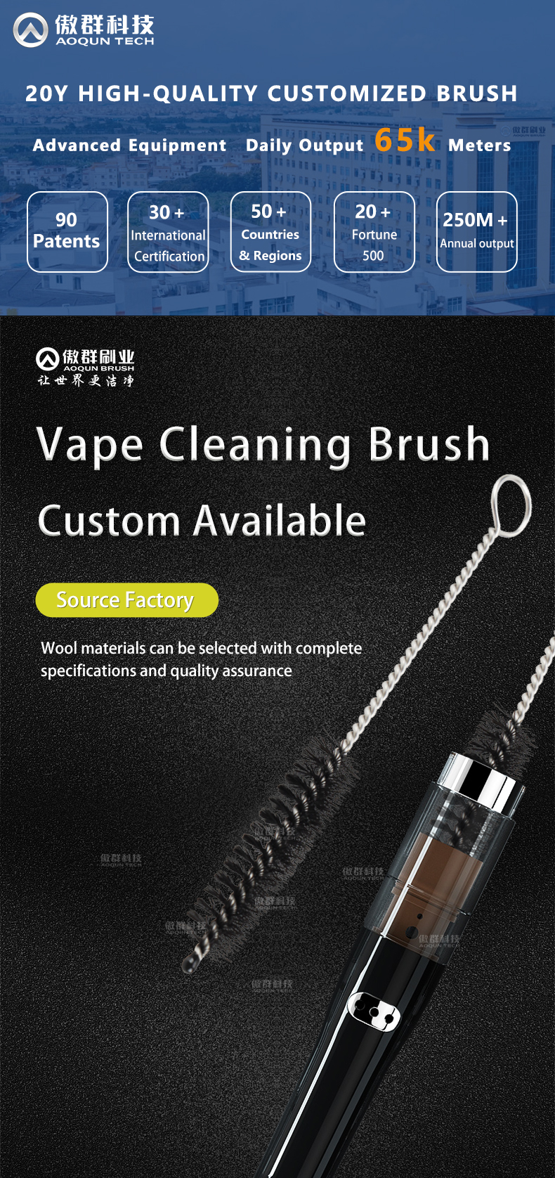 Cleaning Brush for Heater Electronic Cigarette Vape Cleaner