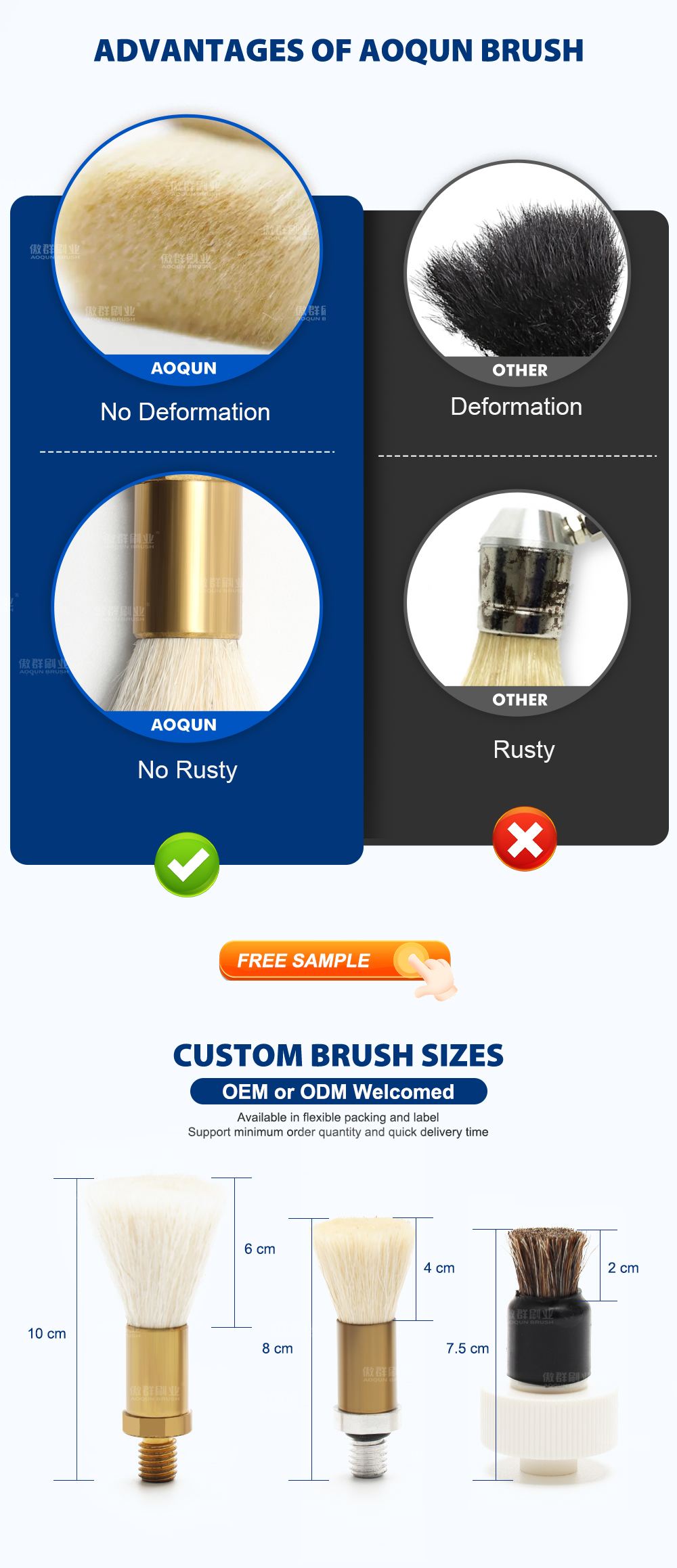 Glue Gun Spare Brush