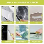 Hard Bristle Crevice Cleaning Brush | Grout Cleaner Brush, Toilet Brush, Scrub Brush for Shower Tile, Skinny Gap Cleaning Tools for Household Use, Bathroom, Kitchen