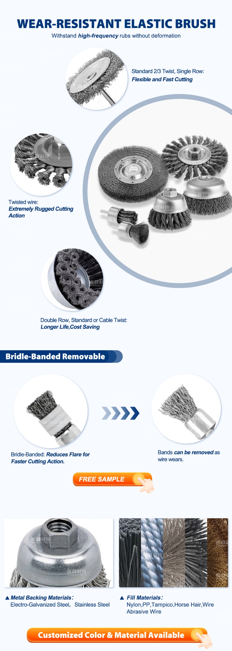 Industrial Abrasive ​Polishing Cup Brush