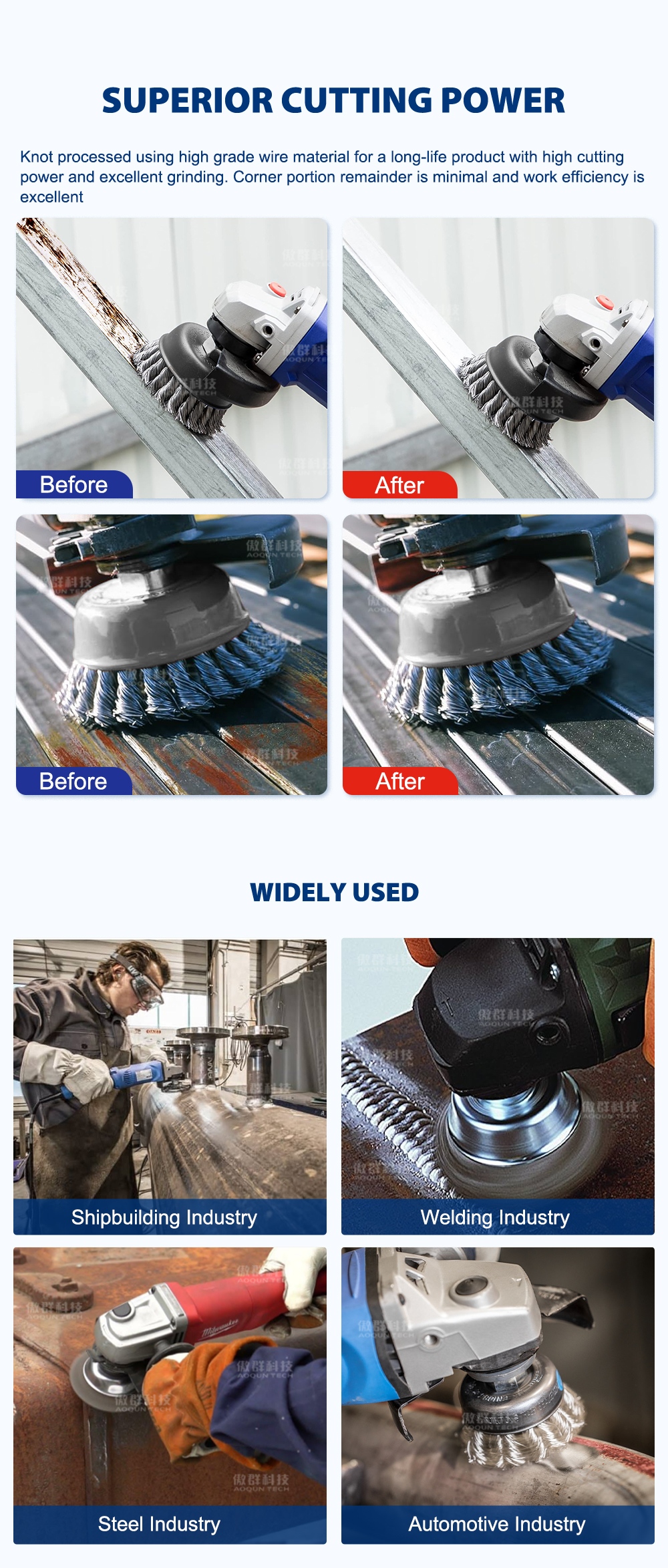 Industrial Abrasive ​Polishing Cup Brush