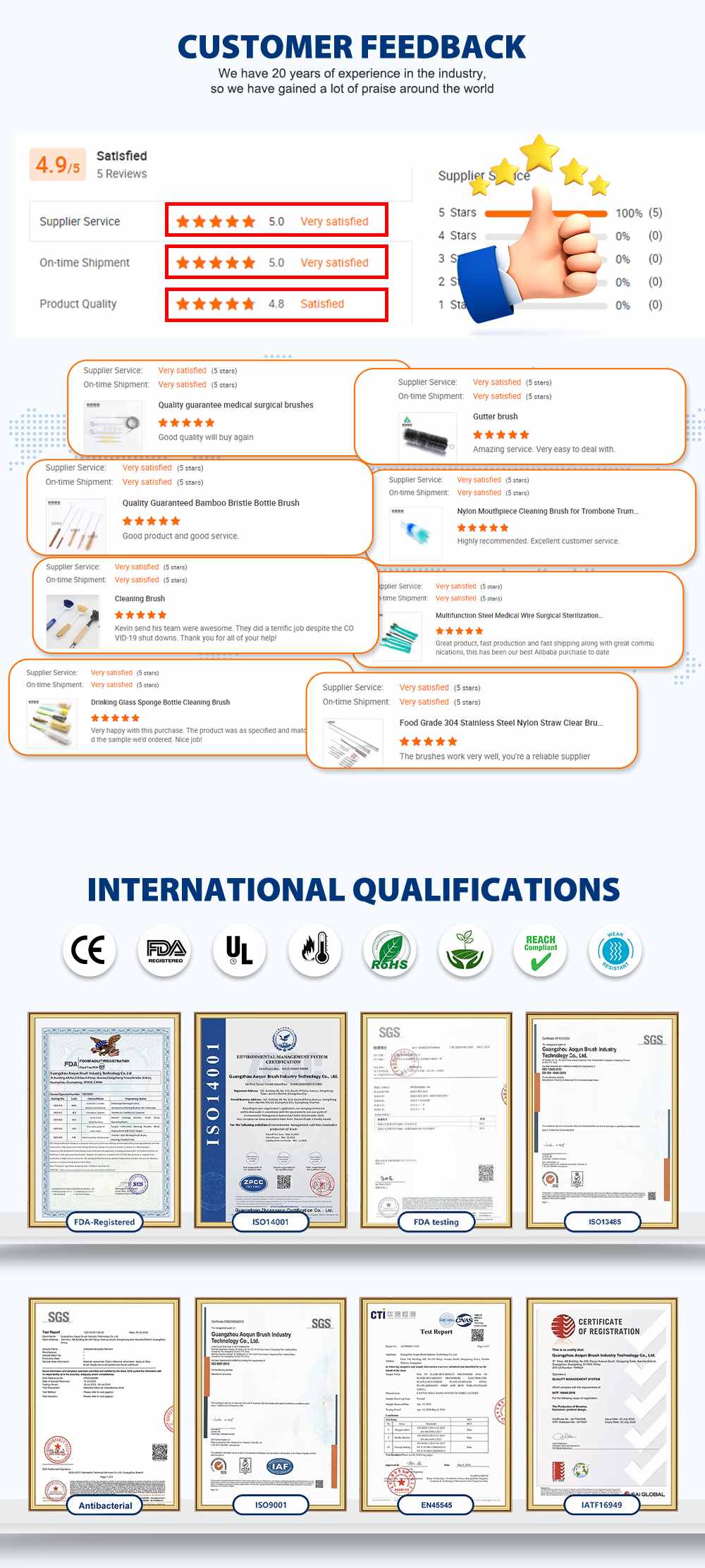 Dish Brush with Handle