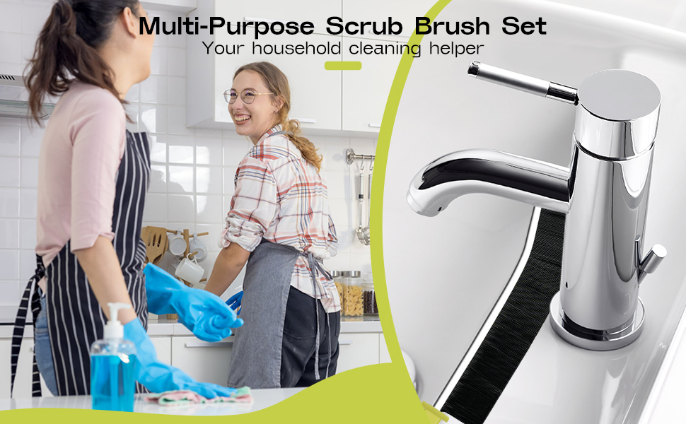 Hard Bristle Crevice Cleaning Brush