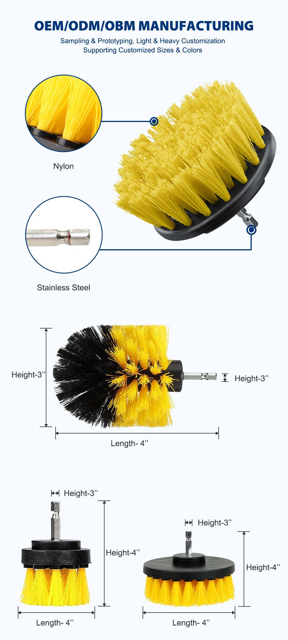 Power Scrubber Brush with Extend Long Attachment