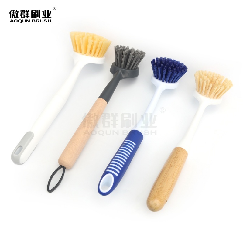 Dish Brush | Durable Nylon Bristles Kitchen Scr...