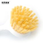 Dish Brush | Durable Nylon Bristles Kitchen Scrub Brush | Dish Scrubber with Handle for Pans, Sink, Bathroom