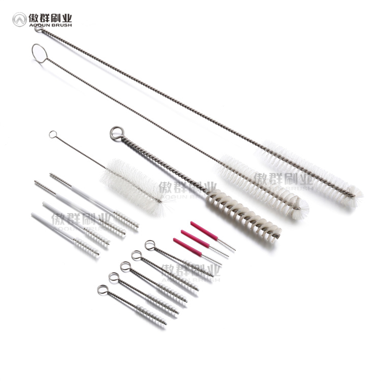 Nylon Head Test Tube Cleaning Brush | Stainless...
