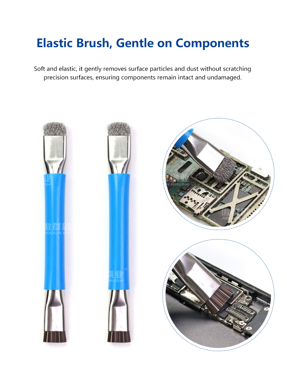 Anti-static PCB Cleaning Brush | ESD (electrostatic discharge) Safe Brushes