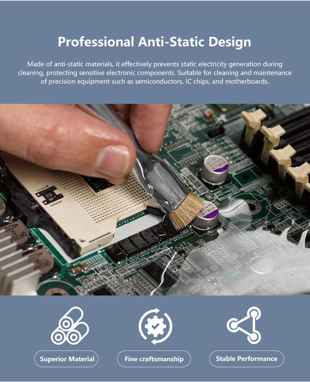 Anti-static PCB Cleaning Brush | ESD (electrostatic discharge) Safe Brushes