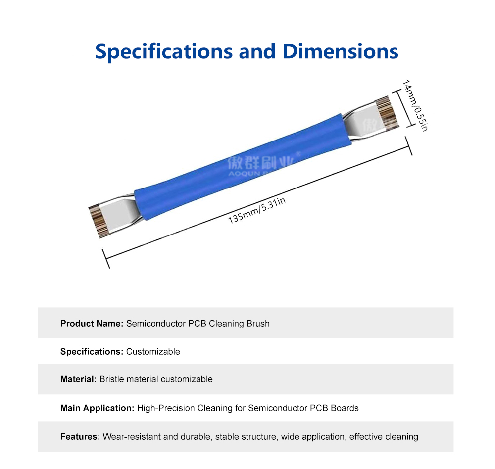 Anti-static PCB Cleaning Brush | ESD (electrostatic discharge) Safe Brushes