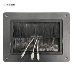 Seal Brush Floor Grommets for Raised Access Floors | Cable Management Brush |  Desk Outlet Conference Table Socket Desktop Grommet Flip Up