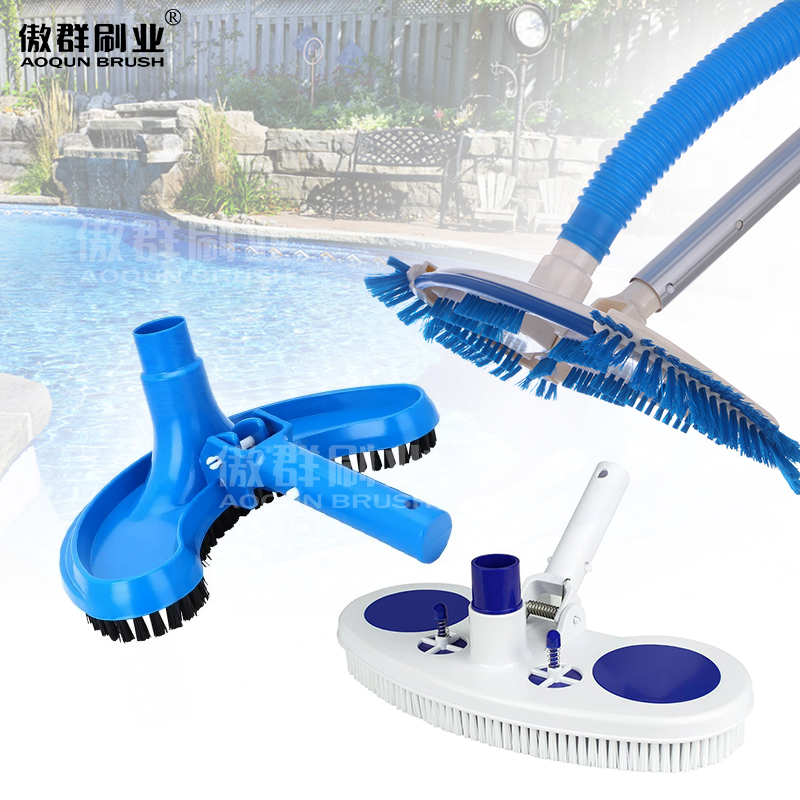 Pool Cleaning Brush | Remove dirts from pool wa...
