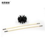Chimney Cleaning Brush Kit | Duct Vent Cleaning Brush Kit | Nylon Brush Heads and Rods Detachable