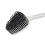 Heavy-Duty Toilet Brush Set | Curved PP & Silicone Toilet Scrub Brushes with Holder