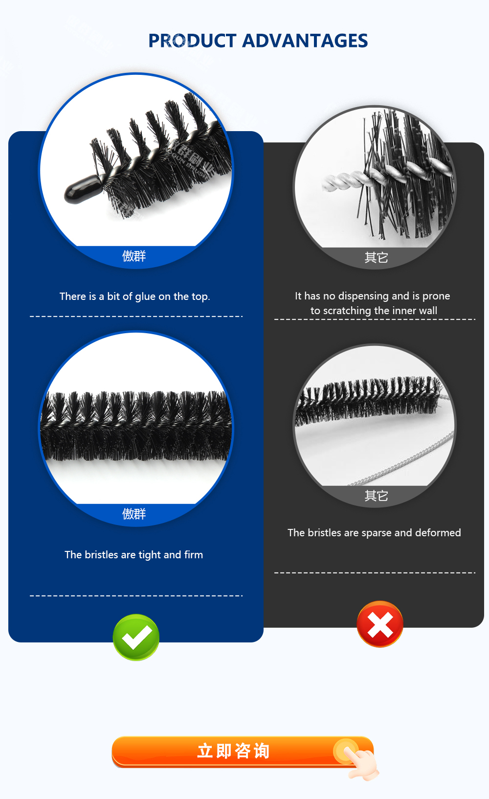 Appliance Crevice Cleaning Brush Set details 7