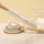 Bamboo Handle Cup Brush Set | 4-in-1 Bottle, Cup & Glass Cleaning Brushes