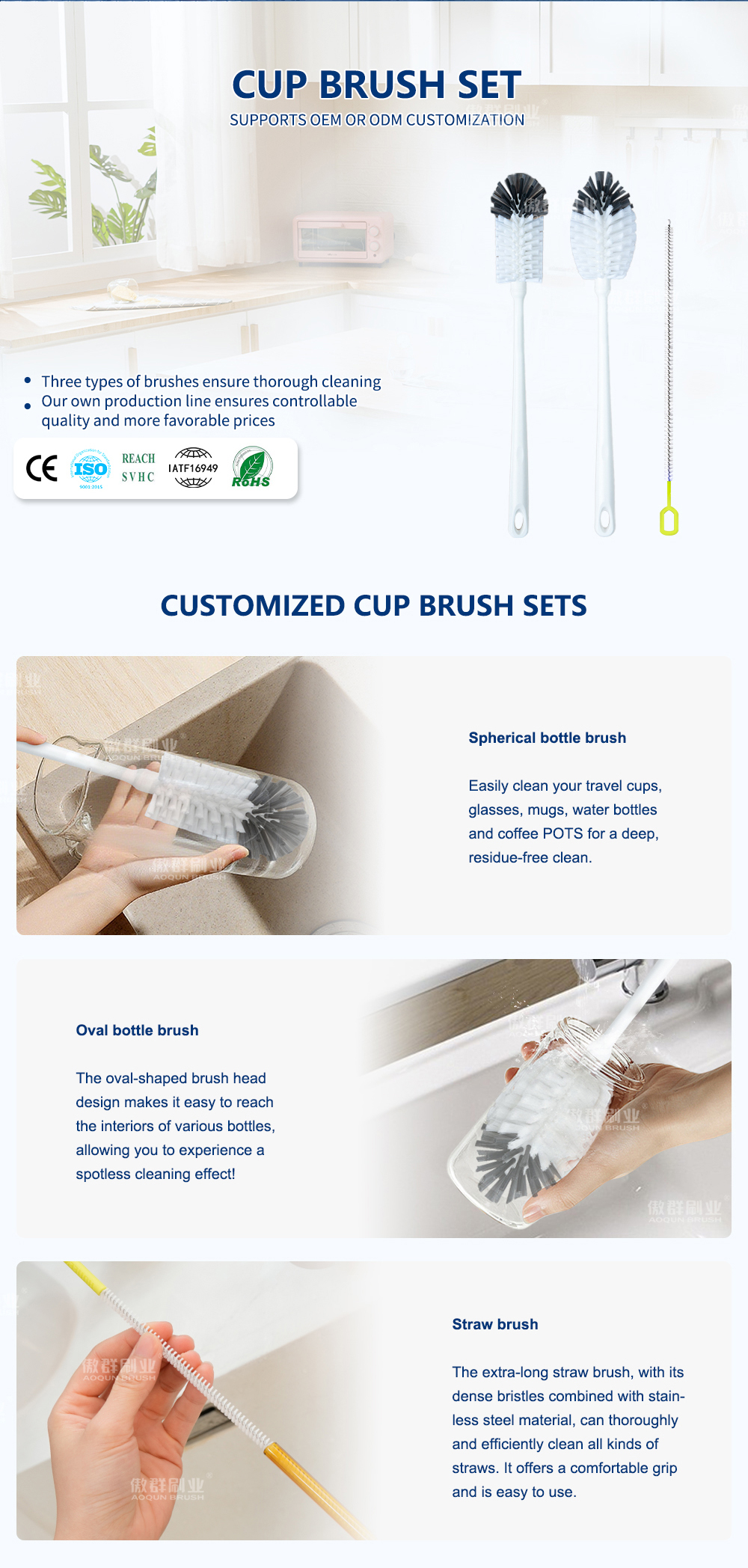 Cup Cleaning Brush Set details 2