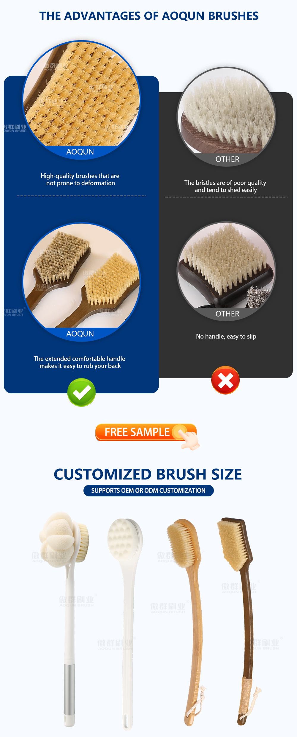 Foaming Body Bath Brush details 6