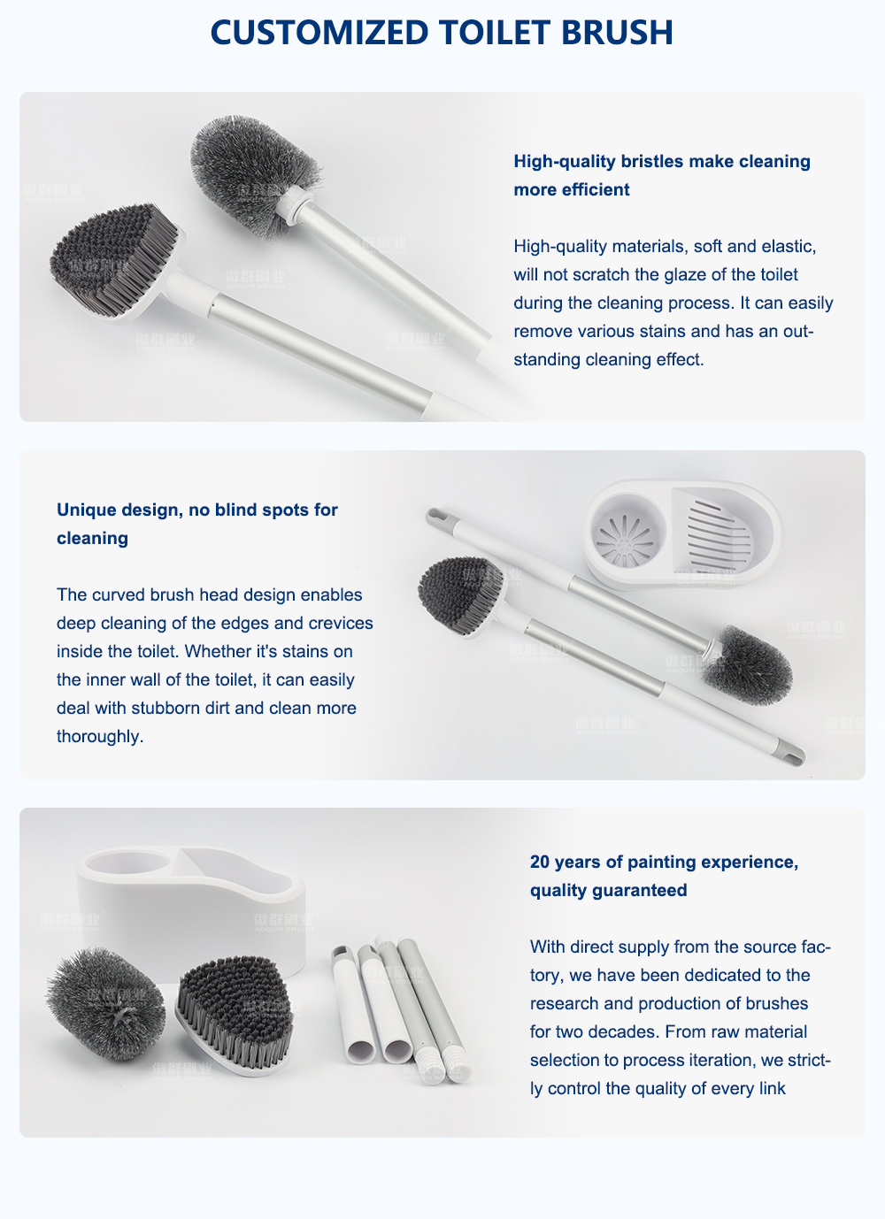 Heavy-Duty Toilet Brush Set details 3