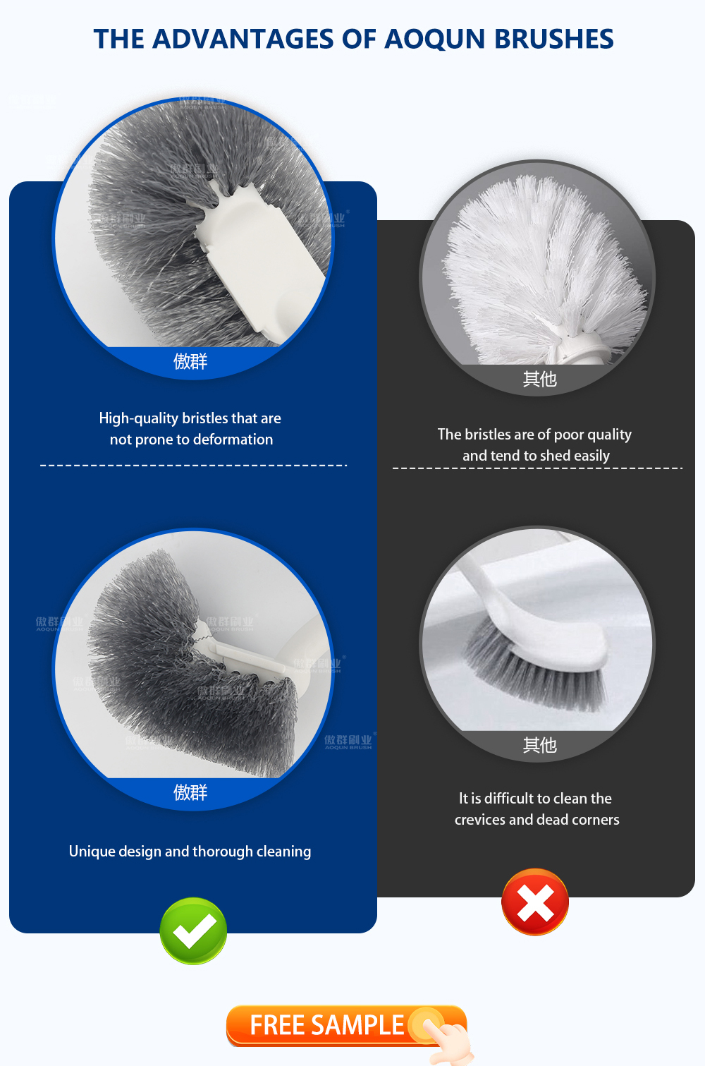 Heavy-Duty Toilet Brush Set details 7