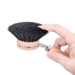 Horsehair Pot Brush | Wooden Pan & Cast Iron Cleaning Brush with Hanging Loop