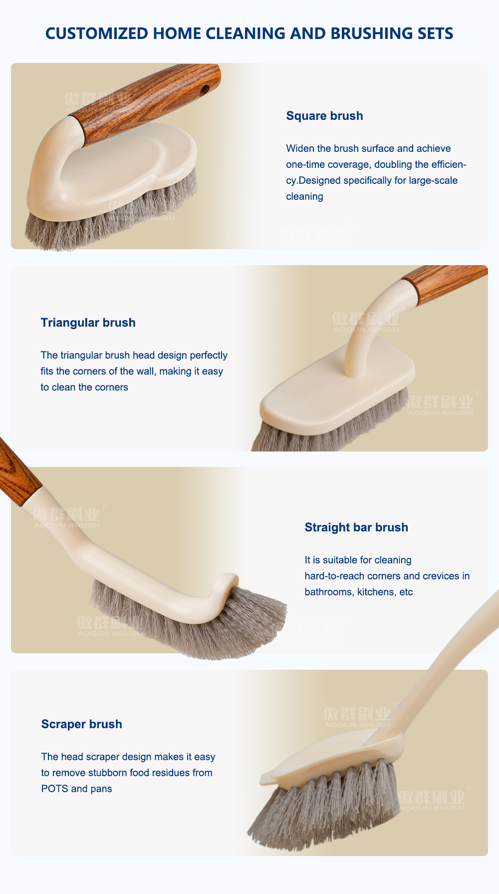 Versatile Household Cleaning Brush Set details 3