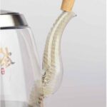 Multi-Function Bottle Brush | Beech Wood Handle Water Bottle Cleaning Brush | No Dead Zone Cleaner for Narrow Neck Bottles, Kettles & Tumblers (OEM/ODM)