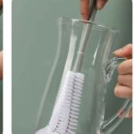 Multi-Function Bottle Brush | PP Handle Bottle Brush Cleaner | Scratch-Free Narrow Neck Cleaning Brush for Bottles & Pitchers (OEM/ODM)