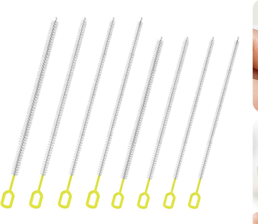 Flexible Fine Straw Brush | Straw Cleaner Brush...