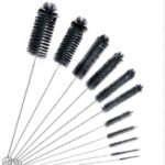 Flexible Fine Straw Brush | Narrow Straw & Pipe Cleaning Brush | PA Bristle Straw Cleaner for Milk Tea Straws, Φ2–Φ38mm (OEM/ODM)