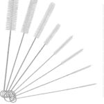 Flexible Fine Straw Brush | Narrow Straw & Pipe Cleaning Brush | PA Bristle Straw Cleaner for Milk Tea Straws, Φ2–Φ38mm (OEM/ODM)