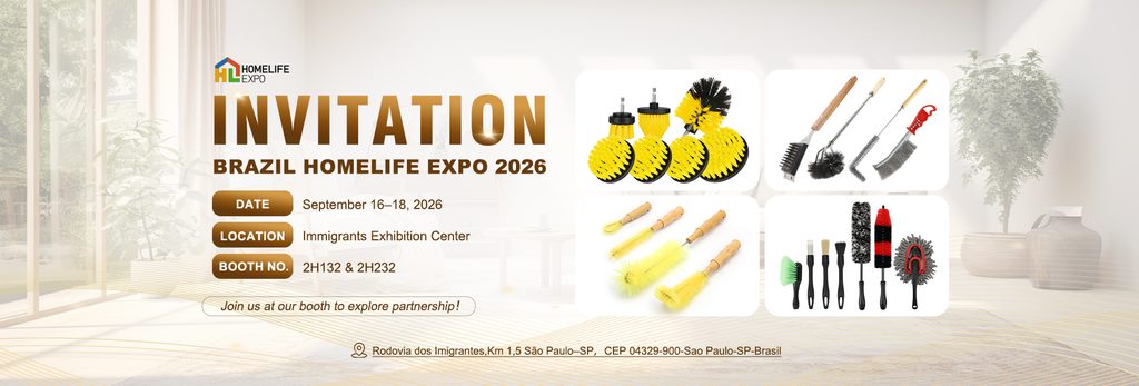 Showcasing Precision Manufacturing! AOQUN BRUSH to Present Tailored Cleaning Solutions at Brazil Homelife Expo 2026（images 1）