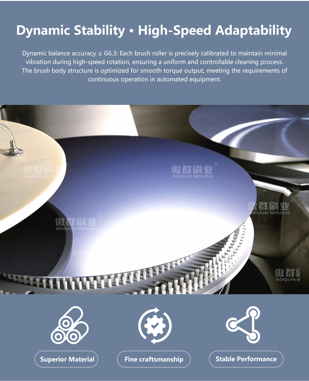 Semiconductor wafer disc brush details 4