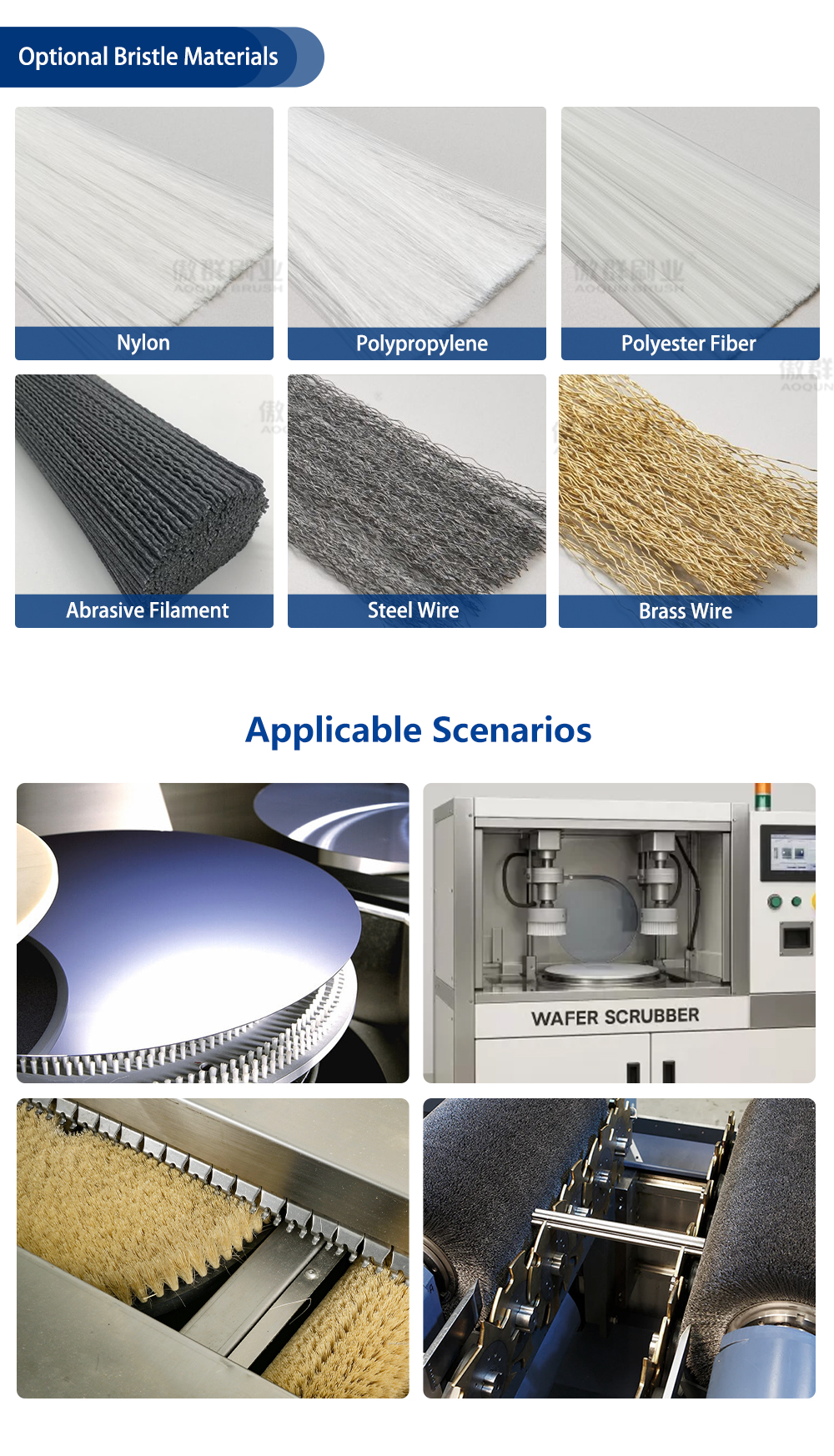 Semiconductor wafer disc brush details 8