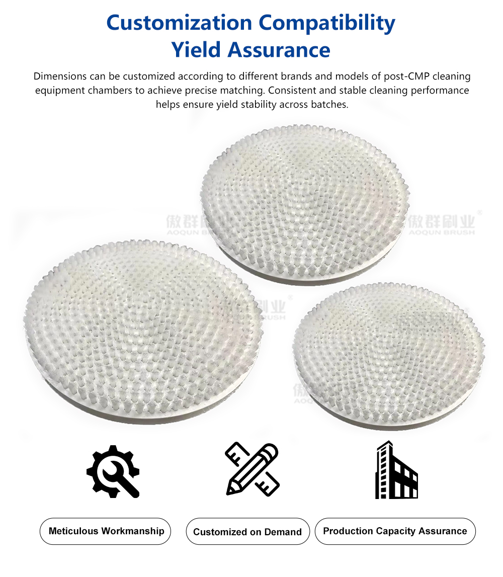 Semiconductor wafer disc brush details 6