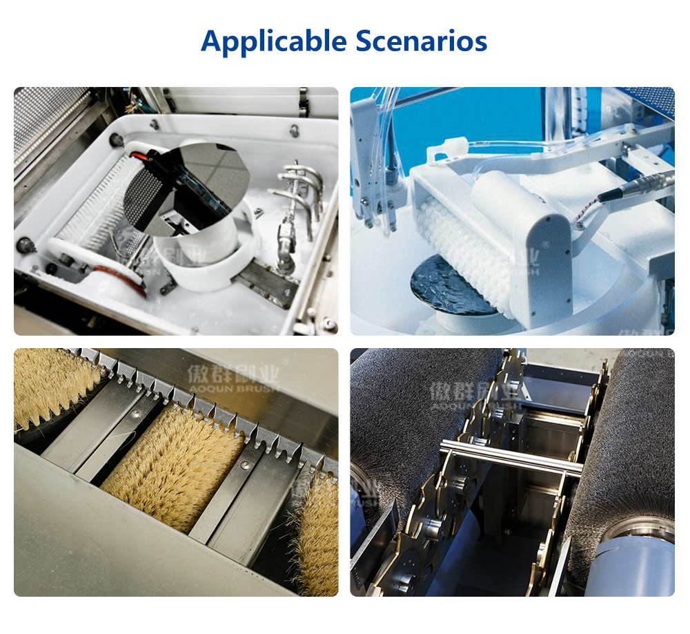 Wafer cleaning roller brush details 9